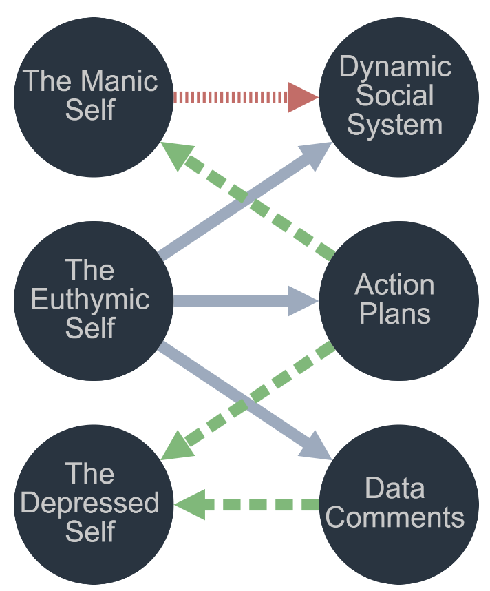 Network representation of users and features